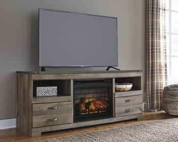 Trinell 63 TV Stand with Electric Fireplace