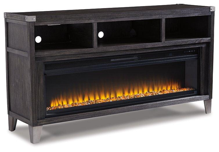 Todoe 65 TV Stand with Electric Fireplace