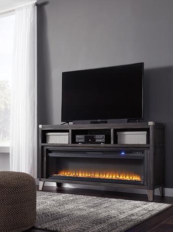 Todoe 65 TV Stand with Electric Fireplace
