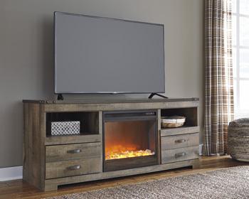 Trinell 63 TV Stand with Electric Fireplace
