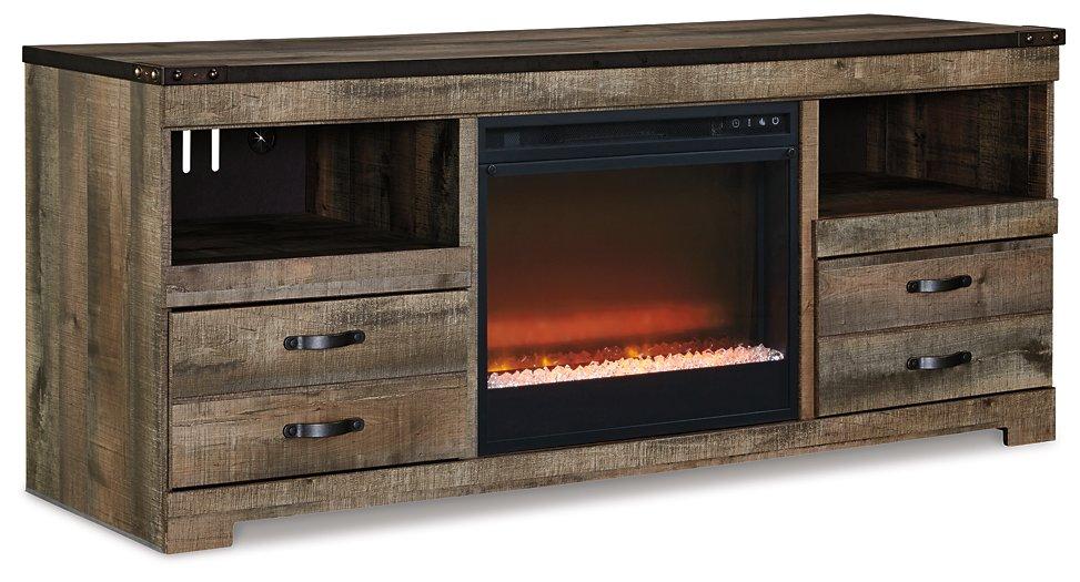 Trinell 63 TV Stand with Electric Fireplace