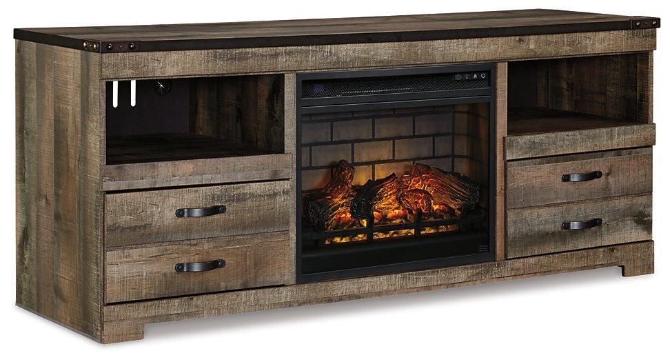 Trinell 63 TV Stand with Electric Fireplace