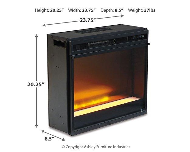 Trinell 63 TV Stand with Electric Fireplace