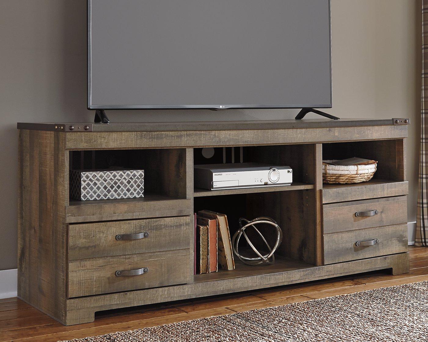 Trinell 63 TV Stand with Electric Fireplace